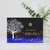 PixDezines rsvp arbre de vie+étoiles, Bat mitzvah (Debout devant)