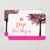 PixDezines RSVP Bat Mitzvah (Voorkant / Achterkant)