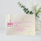 PixDezines RSVP Bat mitzvah Tallit rose (Debout devant)