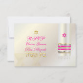 PixDezines RSVP Bat mitzvah Tallit rose (Dos)