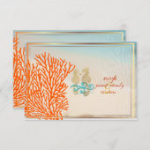 PixDezines rsvp beach+seahorse, beach party (Devant / Derrière)