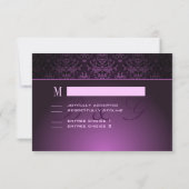 PixDezines RSVP Bijoux Damassé/prune (Dos)