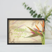 PixDezines RSVP BIRD VAN PARADISE (Staand voorkant)