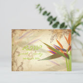 PixDezines RSVP BIRD VAN PARADISE (Staand voorkant)