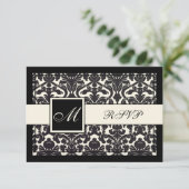PixDezines rsvp Black Flora Damask/do-it-yourself  (Debout devant)