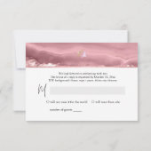 PixDezines RSVP Blush Burgundy Agate Bat mitzvah ✡ (Dos)
