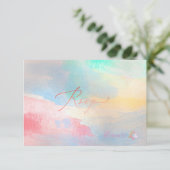 PixDezines RSVP brossé Aquarelle Bat mitzvah ✡ (Debout devant)