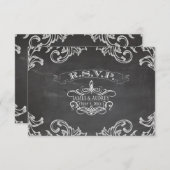 PixDezines rsvp chalkboard/rococo (Devant / Derrière)