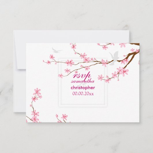 PixDezines RSVP CHERRY BLOSSOMS/DIY ACHTERGROND (Voorkant)
