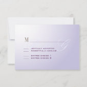 PixDezines RSVP Contemporain + classe/prune (Dos)