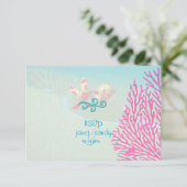 PixDezines rsvp corail rose+starfish, beach party (Debout devant)