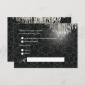 PixDezines rsvp crystal chandelier+Desiree Damask (Voorkant / Achterkant)