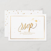 PixDezines RSVP Dazzled/Faux Gold/do-it-yourself A (Devant / Derrière)