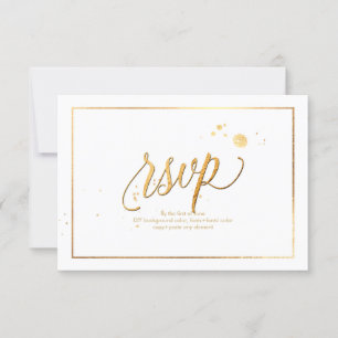 PixDezines RSVP Dazzled/Faux Gold/do-it-yourself A