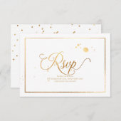 PixDezines RSVP Dazzled/Faux Gold/do-it-yourself A (Devant / Derrière)