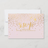 PixDezines RSVP Dazzled/Faux Gold/Rose Quartz (Devant)