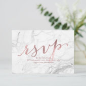 PixDezines RSVP Dazzled/Faux Rose Gold/Marble (Debout devant)