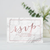 PixDezines RSVP Dazzled/Faux Rose Gold/Marble (Debout devant)