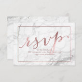 PixDezines RSVP Dazzled/Faux Rose Gold/Marble (Devant / Derrière)