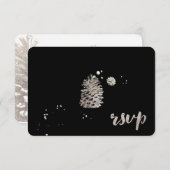 PixDezines rsvp ébloui/argent/pinecone/soirée (Devant / Derrière)