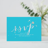 PixDezines RSVP Ébloui/Faux Or Blanc (Debout devant)