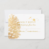 PixDezines RSVP ébloui/or/pomme de pin/soirée (Dos)