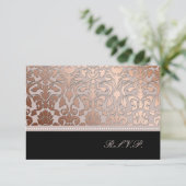 PixDezines rsvp faux damas en cuivre/couleurs do-i (Debout devant)