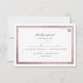 PixDezines RSVP Faux Rose Gold Foil/do-it-yourself (Dos)