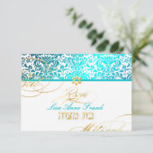 PixDezines rsvp Fidora Damask, Bat mitzvah (Debout devant)