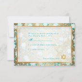 PixDezines rsvp grunge bar mitzvah/bleu/or (Dos)