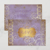 PixDezines rsvp grunge desiree damask (Voorkant / Achterkant)