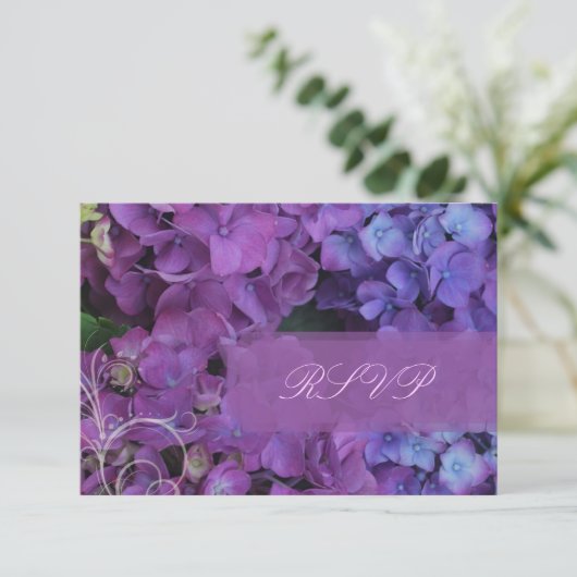PixDezines RSVP Hydrangea, bleu (Debout devant)