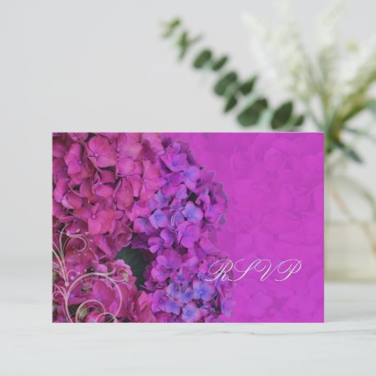 PixDezines RSVP Hydrangea, magenta (Staand voorkant)