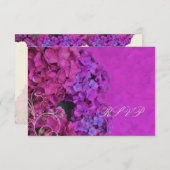 PixDezines RSVP Hydrangea, magenta (Devant / Derrière)