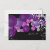 PixDezines rsvp lanternes violet/prune/lilas (Devant)