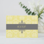 PixDezines rsvp Liliana Damask, personnalisable (Debout devant)