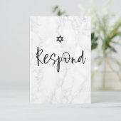 PixDezines RSVP Marble Bar Mitzvah ✡ (Debout devant)