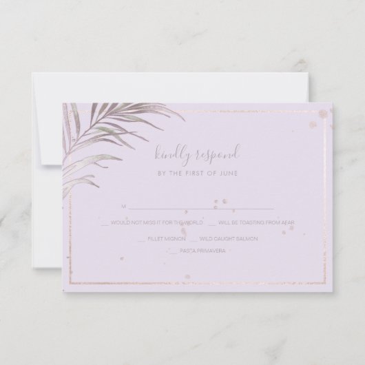 PixDezines RSVP Mauve Palms DIY Achtergrond (Achterkant)
