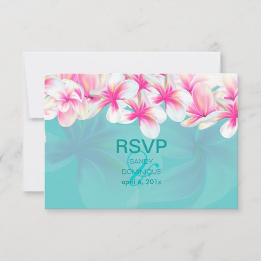 PixDezines rsvp Melia tropicale/rose (Devant)