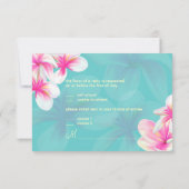 PixDezines rsvp Melia tropicale/rose (Dos)