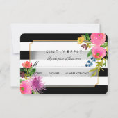 PixDezines rsvp mitzvah/DIYstripes/floral (Dos)