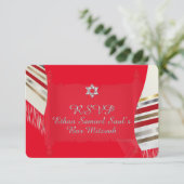 PixDezines RSVP MITZVAH/RED TALLIT/do-it-yourself  (Debout devant)