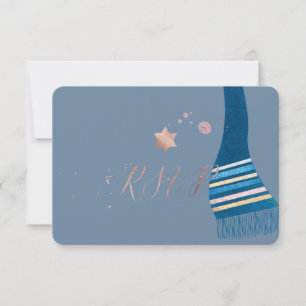 PixDezines rsvp mitzvah/Tallit Bleu sarcelle