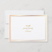 PixDezines rsvp modèle/argent+faux or (Devant)