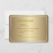 PixDezines rsvp modèle/faux métallique (Dos)