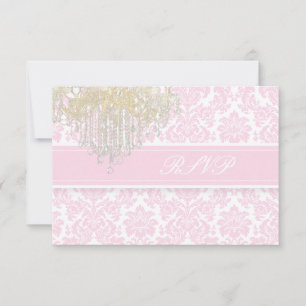 PixDezines rsvp moiré damask+Chandelier/DO-IT-YOUR