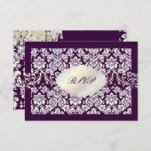 PixDezines rsvp moiré damask+Chandelier/do-it-your (Devant / Derrière)