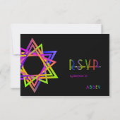 PixDezines RSVP Neon Lights/Vegas/Bat mitzvah (Dos)