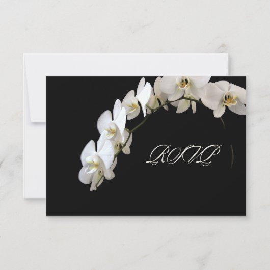PixDezines rsvp Orchidée blanche (Devant)