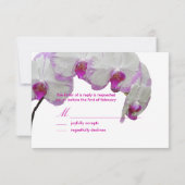 PixDezines rsvp orchidées/fuschia (Dos)